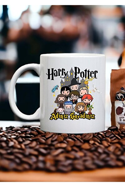 PembeCadde Kişiye Özel Isim Baskılı Harry Potter Baskılı Kupa Bardak