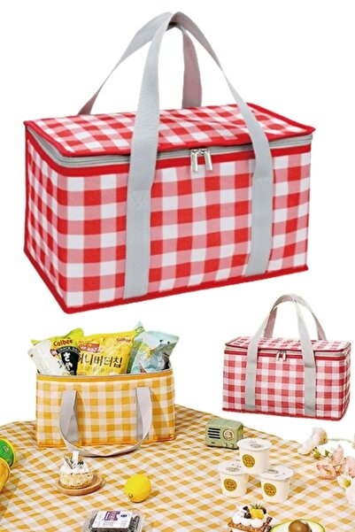 Mega Everest Ekoseli Yeni Termos Çanta 25 Litre Soğutucu Çanta Termal Buzluk ...