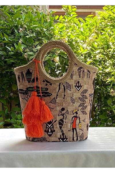 çanta tasarımcısı حقيبة الشاطئ من قش الجوت الأفريقي