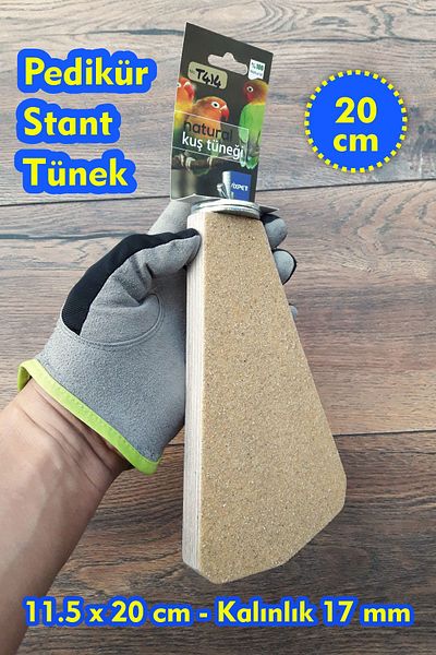 Vixpet Venty Sand Parrot Stand Perch 20 cm |   Jako Amazon Alex Eklektus Sultan Monk Lori Konir - T414