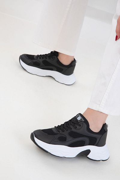 SOHO Black Women's Sneaker 20566