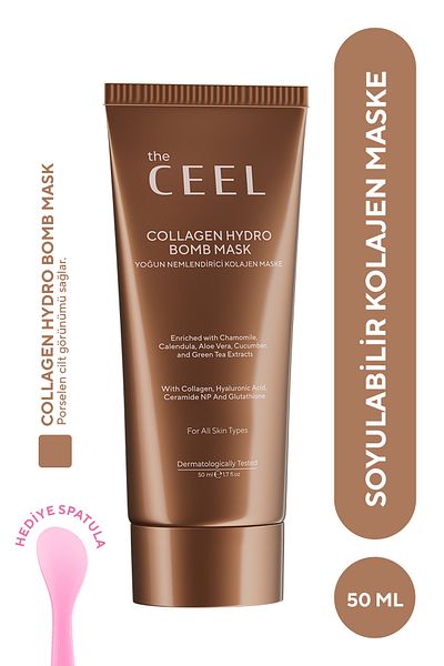 The Ceel Peel-Off Collagen Mask with Glutathione, Ceramide Np and Green Tea Extract 50 ml