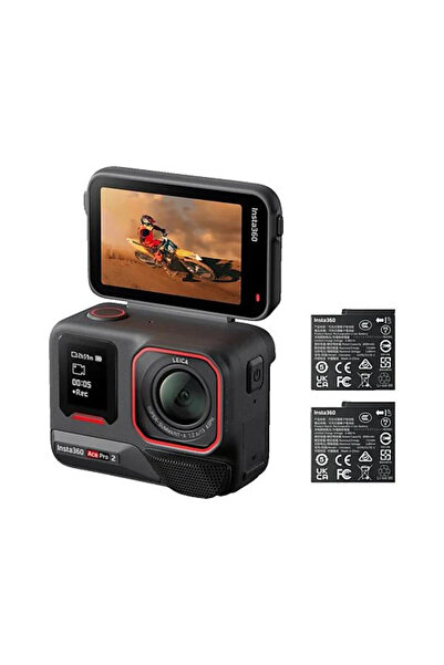 Insta360 Ace Pro 2 Βασικό Πακέτο Αθλητική Κάμερα, 8K, Αισθητήρας 1/1.3 ", Διπ...