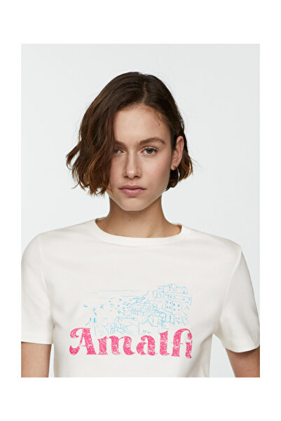 MANGO Woman T-Shirt für Damen und Mädchen für Erwachsene