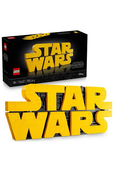 LEGO ®   Star Wars ™   Star Wars Made of Parts ™   Logo 75407 - 18+ Model Building Set (700 Pieces)