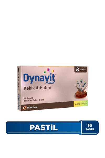 Dynavit Herbal Kekik & Hatmi 16 Pastil - Kekik, Hatmi, Ebegümeci, Zencefil