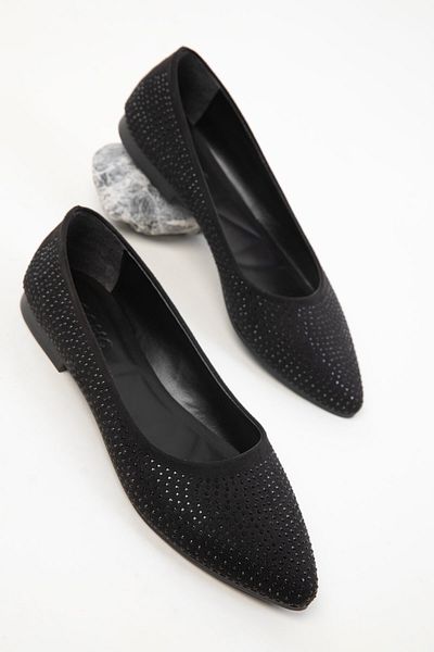 SOHO Schwarz Wildleder Damen Babet 20573