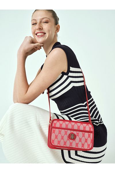 Pierre Cardin Red Women's Cross Shoulder Bag