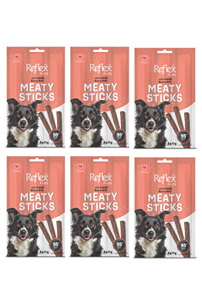 Reflex Kuzu Etli Stick Köpek Ödülü Maması 3 X 11 Gr - 6 Paket