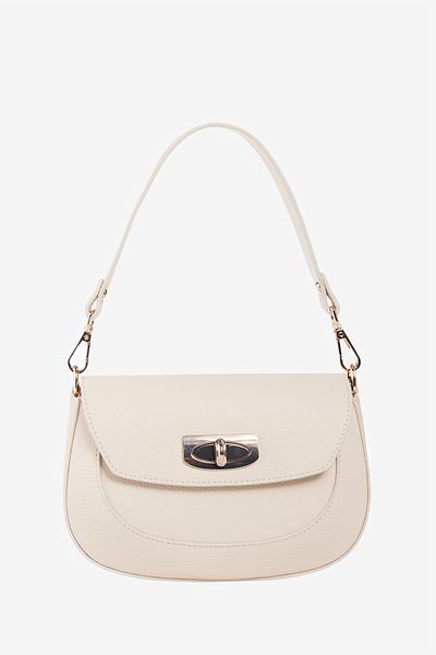 Ted Baker Floter Buckle Detailed Covered Shoulder Bag