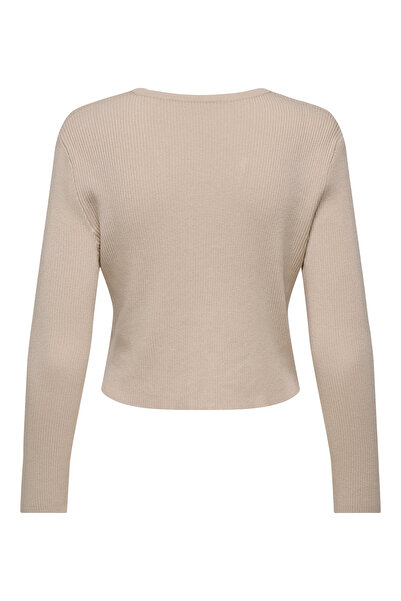 ONLY Onlemba Emb Ls V-Neck Cardigan Ex Knt