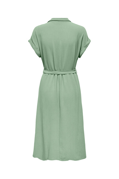 ONLY فستان قميص ميدي من جي دي واي ميامي من قماش دبليو في إن