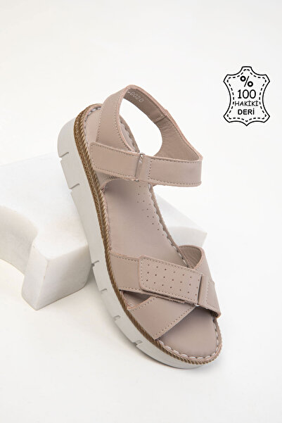 SOHO Dámské sandály z pravé kůže Mink 20538