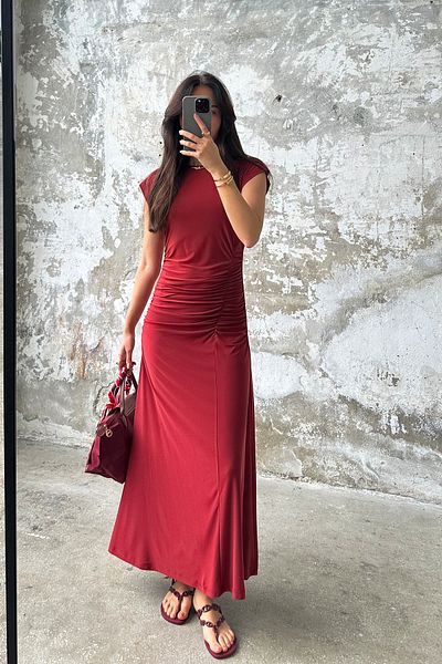 Trendyol Collection Stretchy Maxi-Strickkleid TWOSS25EL00666