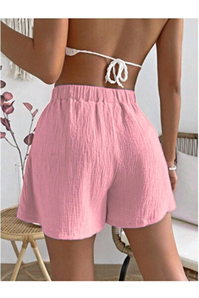 MOONBULL Belden Bağlamalı Şort