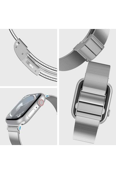 DERİK Ysstorex Watch 42mm Series 10-41mm Series 9/8/7-40mm Series Se2/Se/6/5/4 Cord Strap Band Sleek Link Si