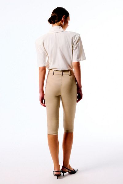Love On Friday Glare High Waist Capri (Mink)