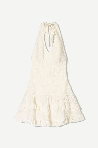 Bershka Ruffled mini dress