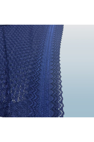 Cooqpoo Синій XS-S Розмір Повністю прозорий мереживний пояс на резинці Жіночі сміливі трусики