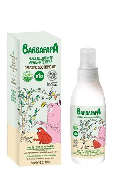 BARBAPAPA Organic Relaxing Soothing Massage Oil - 150 ml