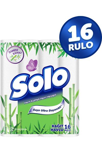 Solo Bamboo Added Paper Towel - 32 Rolls