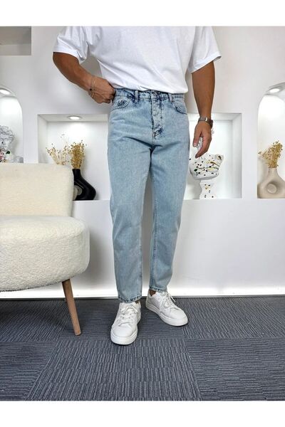 thesunfyre Men's Boyfriend Comfortable Fit Jeans Jeans Pants
