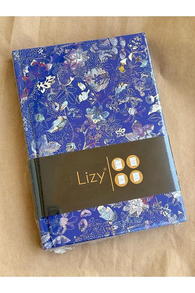 Adalinhome Atakids Lizy Copertă din piele Caiet cu model floral 14x20 cm 70 coli Copertă rigidă