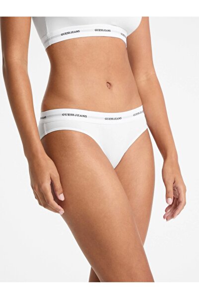 Guess Jeans Gj Brief Γυναικείο Λευκό Μοντάλ Μικτό Σλιπ Εσώρουχο W4BZ30KBBU1-G011