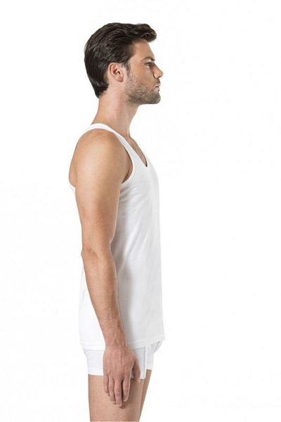 Pierre Cardin   Pierre Cardin Single Tank Top White R1E1V2E (Licensed)