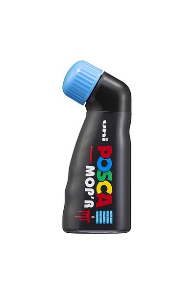 POSCA Marker pentru mop Uni PCM22, vârf burete 3-19 mm, albastru deschis