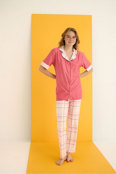 ELİTOL Marla Buttoned Pajama Set