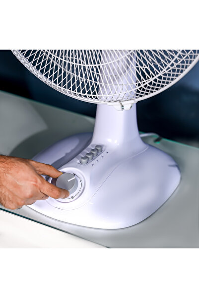 Olsenmark 16" Table Fan 60w Powerful Motor 3 Speed Setting Omf1700