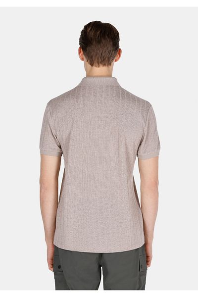 Colin's Regular Fit Polo Neck Plain Men's Gray Short Sleeve T-Shirt