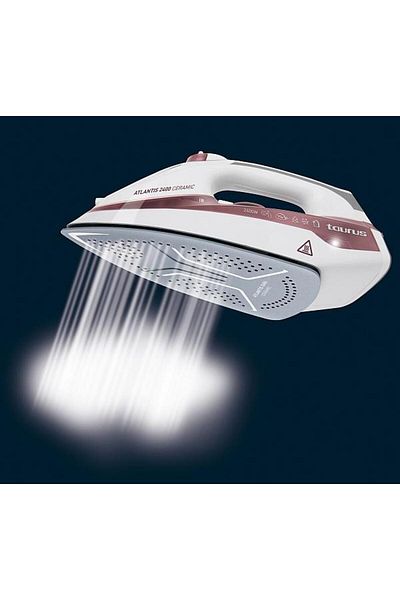 Taurus Fier de calcat Taurus Atlantis 2400, Talpa Ceramica, 2400W, 0.3l (Alb-Visiniu)