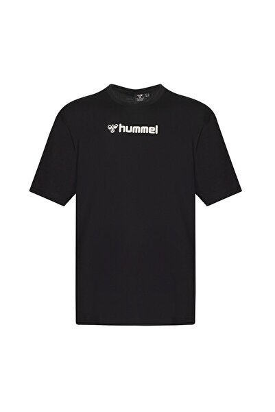hummel Μαύρο και άσπρο μπλουζάκι GENA Unisex με κοντό μανίκι