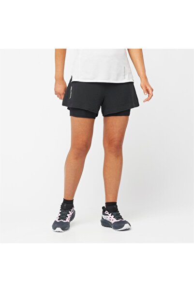 Salomon SENSE AERO 2IN1 Kadın Koşu Şortu Black LC2037600