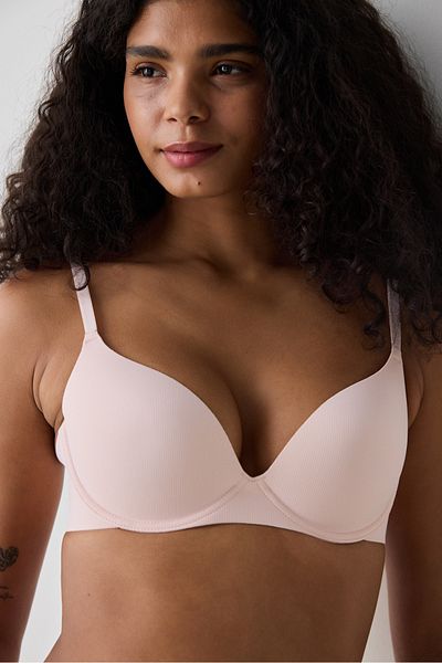 Penti Ribbed Lifting Bonding Pink BH