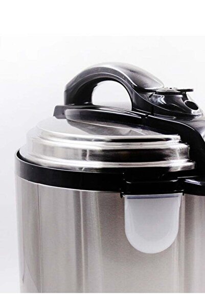 DLC Electric Pressure Cooker 6 Litre 1500 Watt - 3019-6 Black/Silver Steel