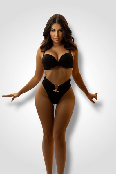 BOMBFIT Hot Black 2-piece swimsuit