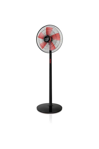 Taurus Ventilator cu picior Taurus Boreal 16C Elegance, 50 W, 3 viteze, 40 cm (Negru/Rosu)