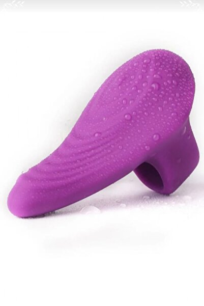 S-hande Pembe Renk Titreşimli 6.8 Cm Uzunluğunda Parmak Vibratörü