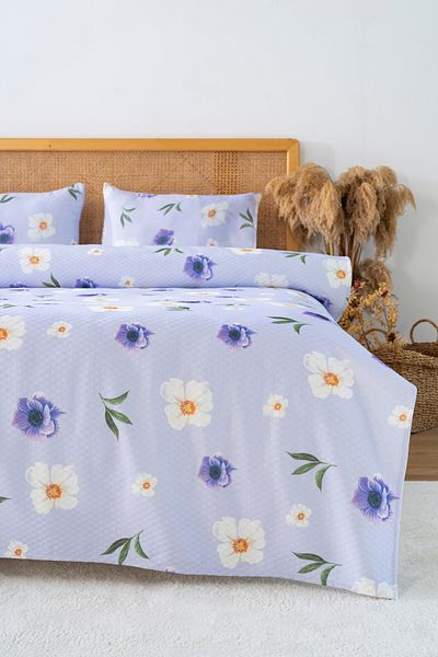 Riva Wild Flowers Double Printed Pique 200 X 220 cm