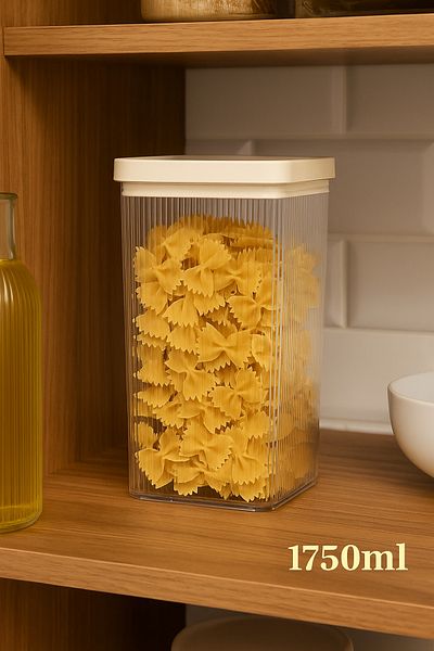 Arma House White Lux Line Plus Food Storage Container 1750 ml