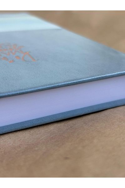 Adalinhome Atakids Lizy Mottolu Copertă din piele artificială din velur Caiet cu dungi 14x20 cm, 168 coli