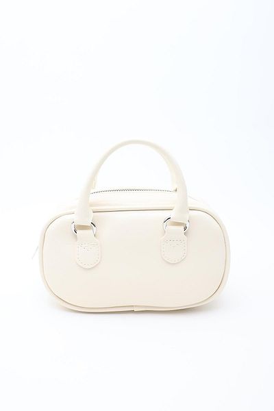Mopia Regina Cream Women's Chain Cross Strap Mini Bag