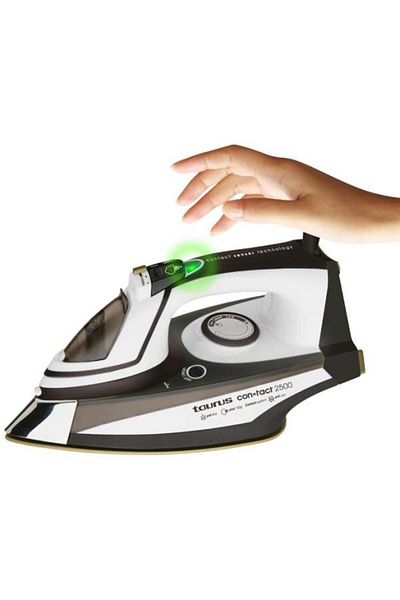 Taurus Fier de calcat Taurus Contact, Talpa Gold Satin, 2500 W, 0.35l (Alb-Negru)