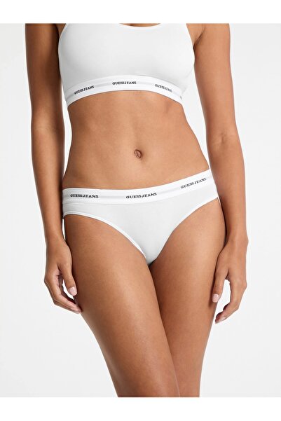 Guess Jeans Gj Brief Γυναικείο Λευκό Μοντάλ Μικτό Σλιπ Εσώρουχο W4BZ30KBBU1-G011