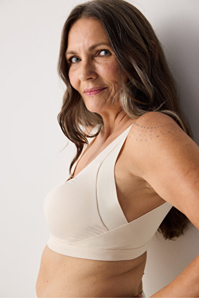 Penti Stárnoucí obrysová Ecru podprsenka