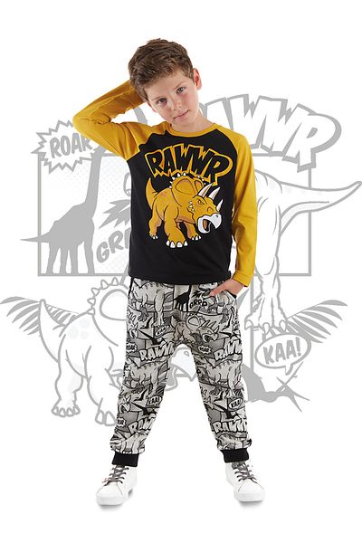 MSHB&G Boys Rawr T-Shirt and Sweatpants Set