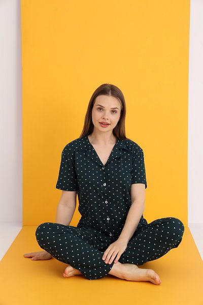 ELİTOL Bamboo Buttoned Pajama Set